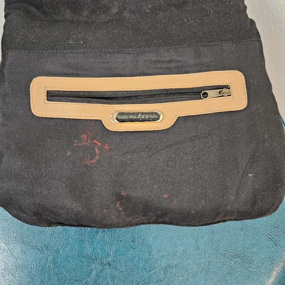 Big Buddha Womens Banjo Beading Crossbody Bag Multicolor Size 13x9x1 Boho - Picture 8 of 8